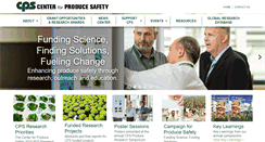 Desktop Screenshot of centerforproducesafety.org